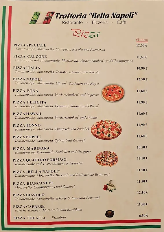 Menu_Trattoria Bella Napoli_Tegernheim_image_3