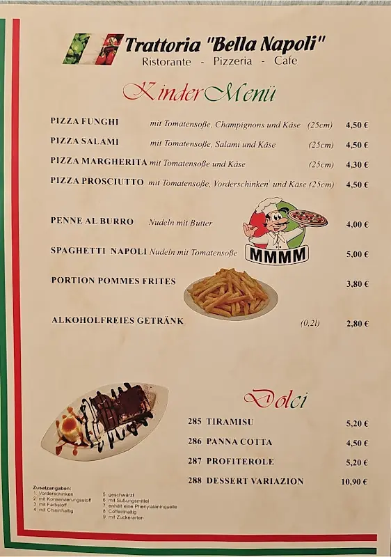Menu_Trattoria Bella Napoli_Tegernheim_image_4