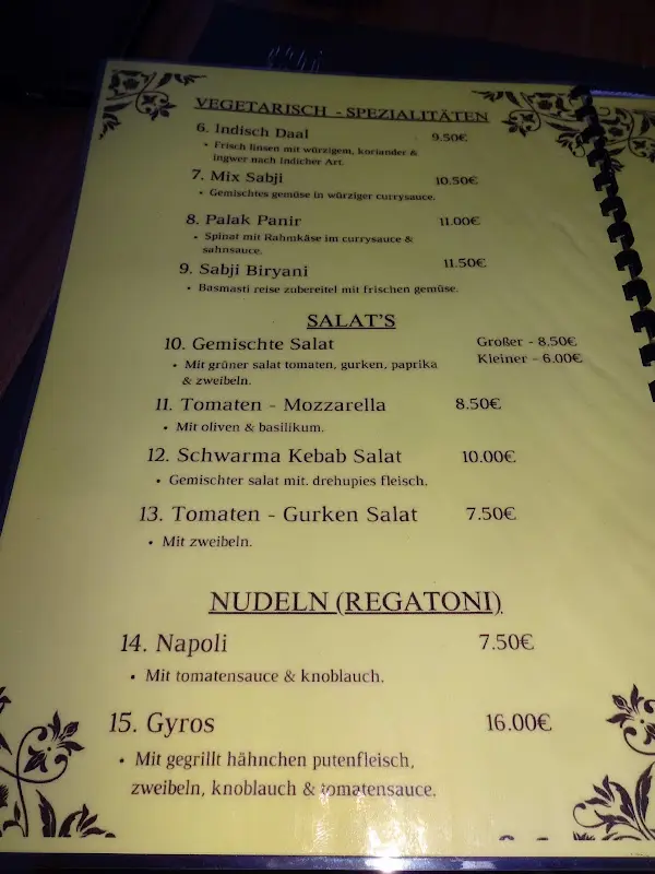 Menu_Diane's Pub & Restaurant_Teisnach_image_1