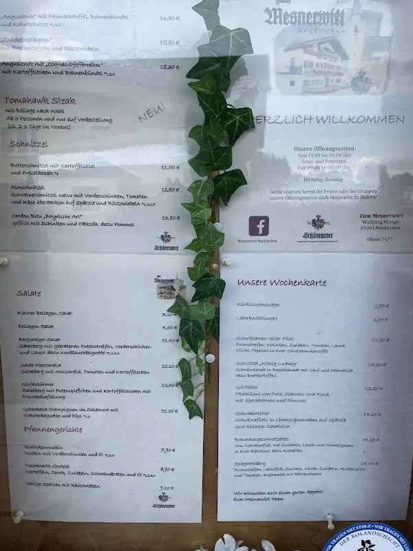 Menu_Zum Mesnerwirt_Teisendorf_immagine_1