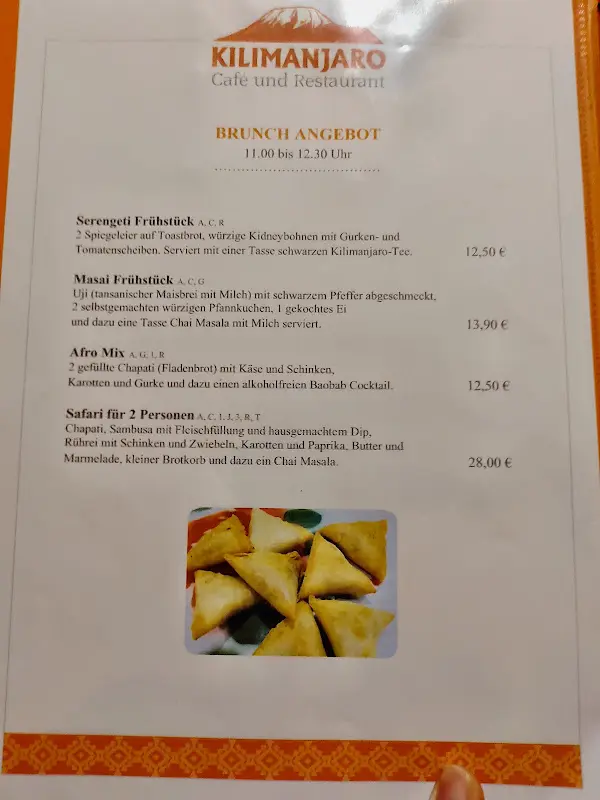 Menu_Kilimanjaro Café & Restaurant_Taufkirchen_image_1