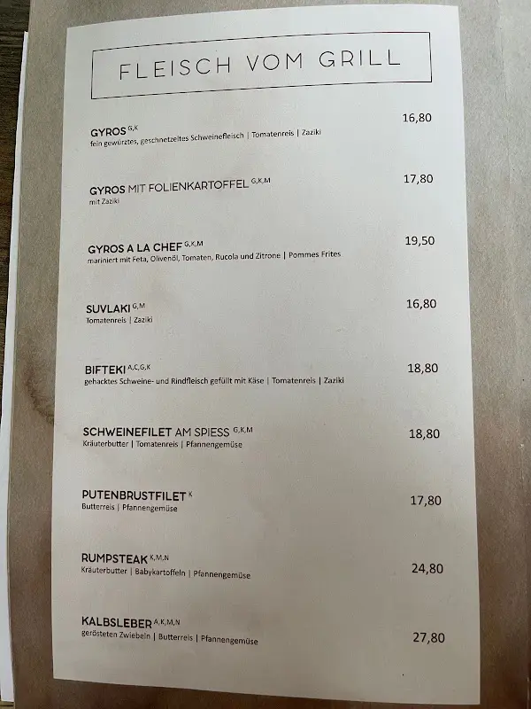 Menu_Restaurant Mythos_Unterhaching_immagine_3