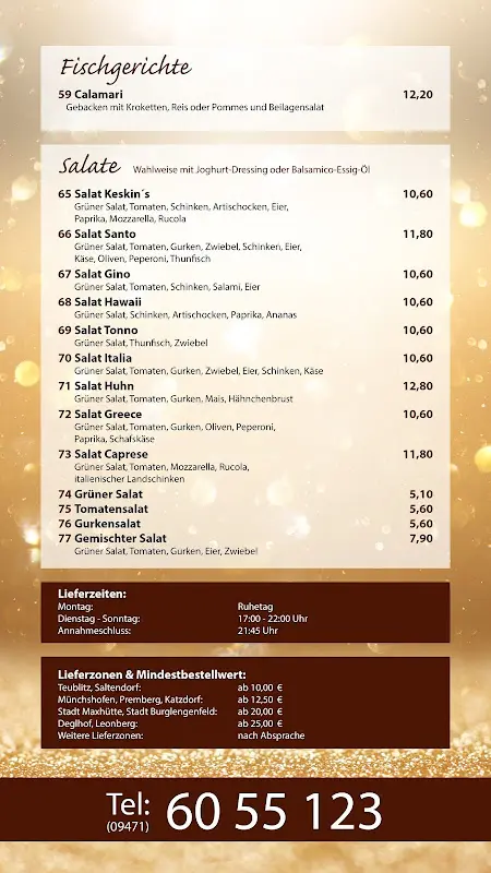 Menü_Keskin's Restaurant Cafe Burger Pizza Pasta_Teublitz_Bild_1