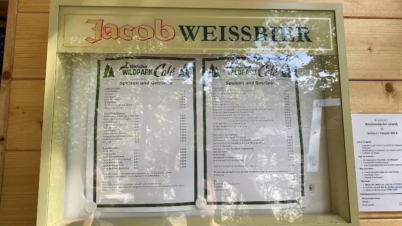 Menu_Wildpark-Café Höllohe_Teublitz_immagine_4