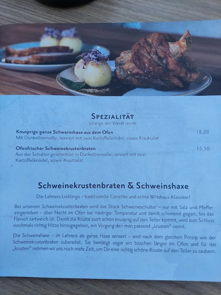 Menu_Lehners Wirtshaus Heilbronn_Heilbronn_immagine_1
