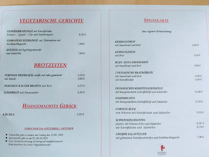 Menu_Gasthaus zum Löwen Gerberwirt_Thalmässing_image_1