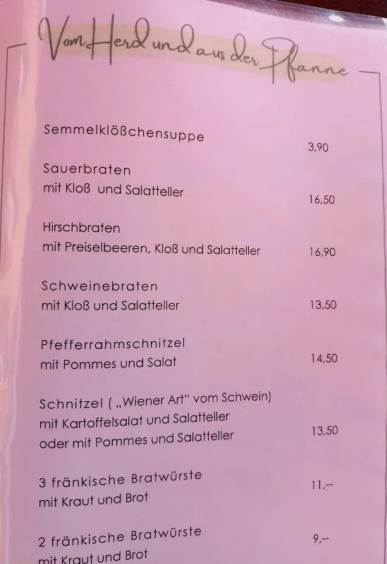 Menu_Gasthaus zur Krone_Thalmässing_immagine_2