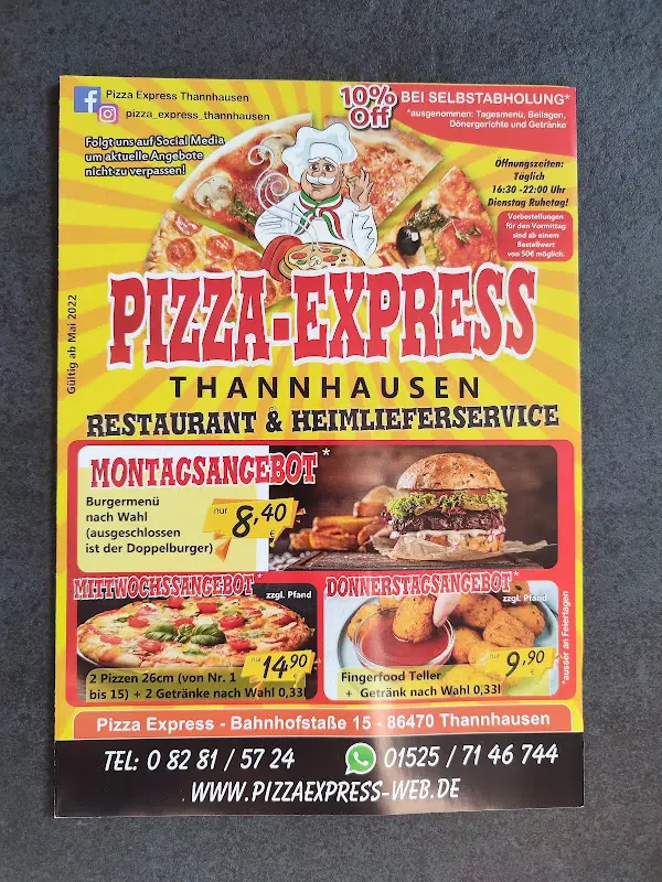 Menu_Pizza Express_Thannhausen_image_1