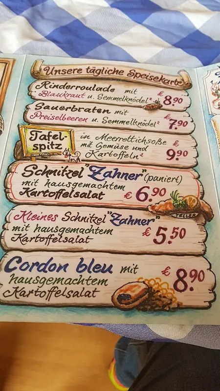 Menu_Gaststätte Brotzeitladl Zahner_Oberpfalz_immagine_2