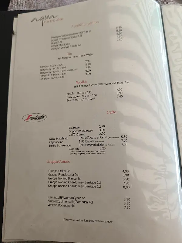 Menü_Aqua Bistro & Bar Tegernsee_Tegernsee_Bild_1