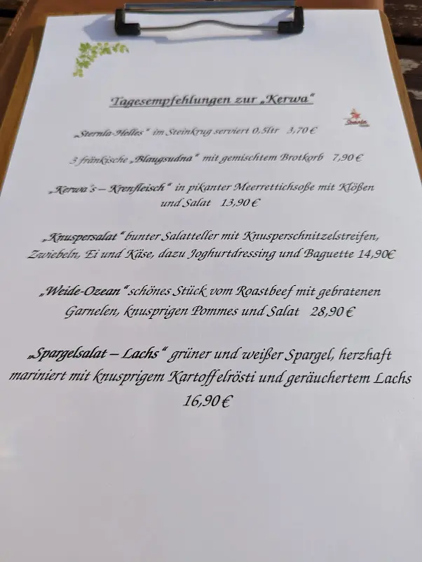 Menu_Schlossbräu am See Inh. Frank Bauer_Thurnau_image_1