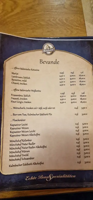 Menu_Restaurant Piccola Italia_Thurnau_image_2