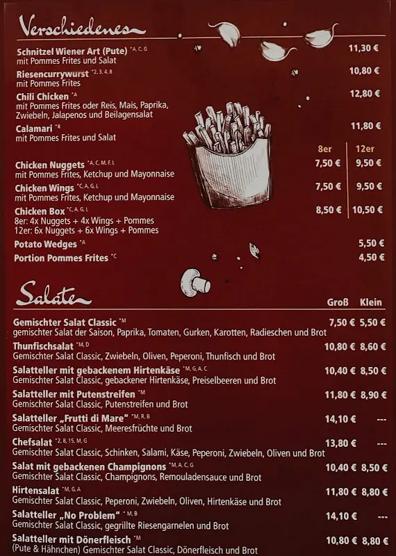 Menu_No Problem Cafè - Restaurant_Tittmoning_image_1