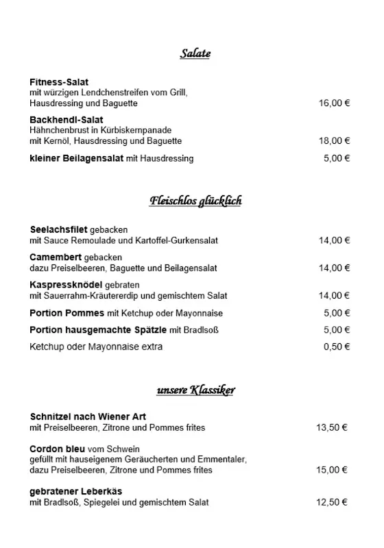 Menu_Wirt z‘Kay - Gasthof Stockhammer - Wirtshaus | Metzgerei | Zimmer_Tittmoning_immagine_4