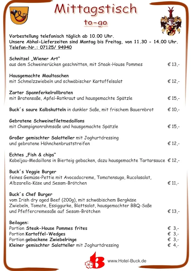 Hotel Restaurant Café Buck_Urach_menu_image_1