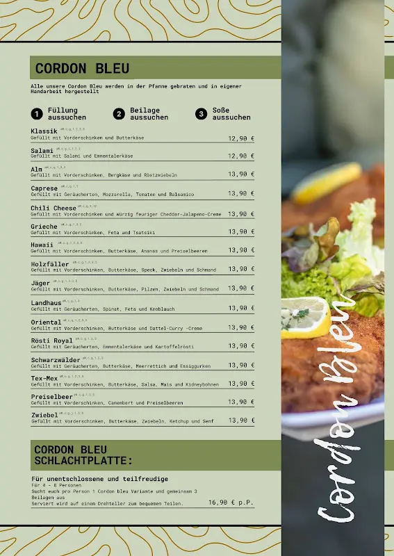 Menu_Gasthaus & Pension 