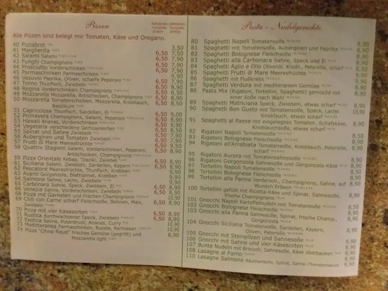 Menu_Pizzeria Bel Paese_Thyrnau_image_2