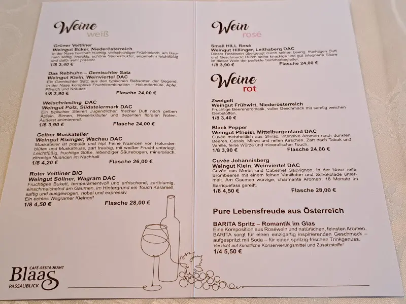 Menu_Cafe-Restaurant Blaas - Passaublick_Austria_image_1