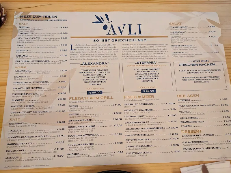 Menü_AVLI Das isst Griechenland_Passau_Bild_2