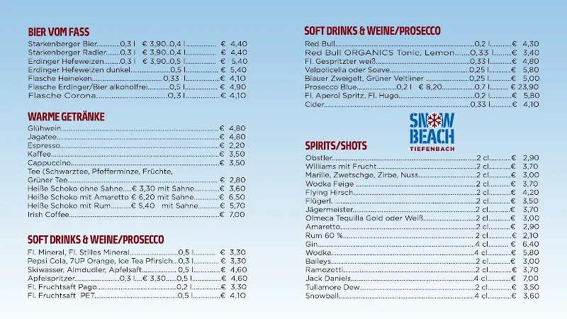 Menu_Snow Beach Tiefenbach_Austria_image_1