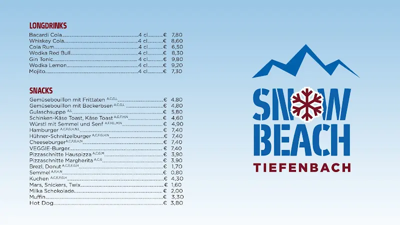 Menu_Snow Beach Tiefenbach_Austria_image_4