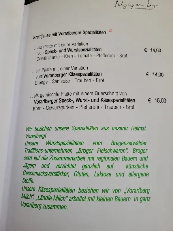 Menu_Litziger Lay - echt österreichisch_Traben-Trarbach_immagine_1