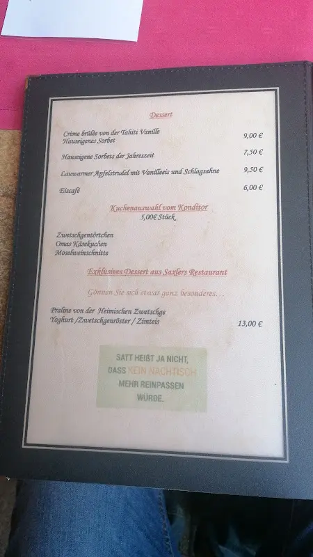 Menu_Saxler's Restaurant_Zeltingen-Rachtig_immagine_2