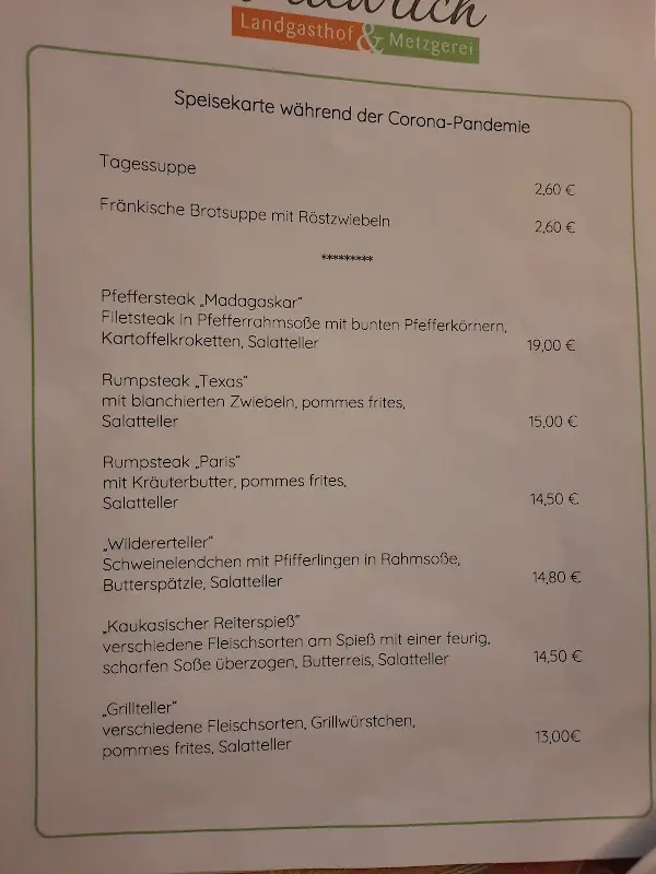 Menu_Friedrich Landgasthof_Trebgast_image_1
