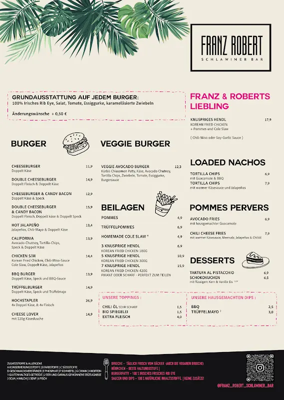Menu_Franz Robert Schlawinerbar_Traunreut_image_2
