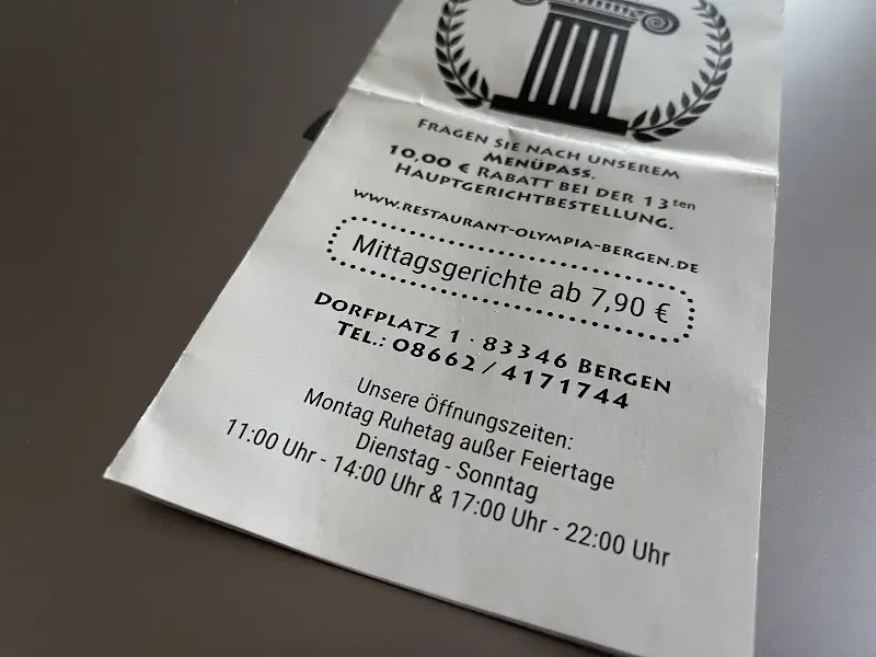 Menu_Griechisches Restaurant Athen_Traunreut_image_1