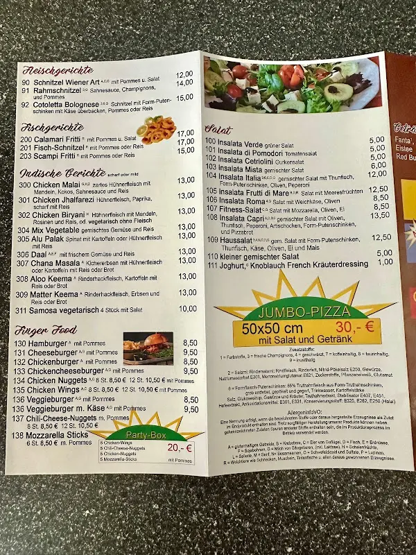 Menu_Pizzeria Capri Triftern_Triftern_imagen_2