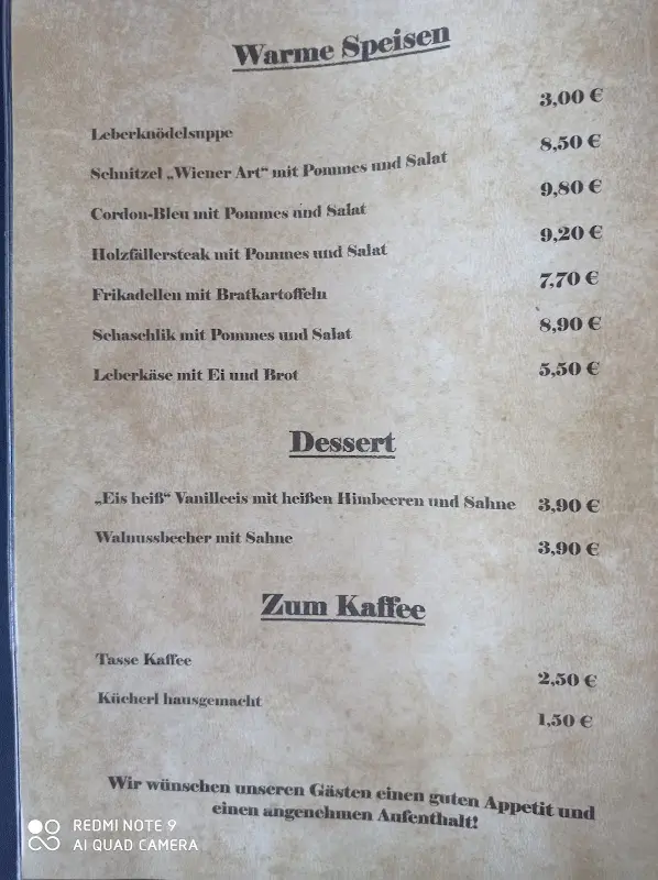 Menu_Ludwig Schegerer Gaststätte_Traitsching_immagine_2