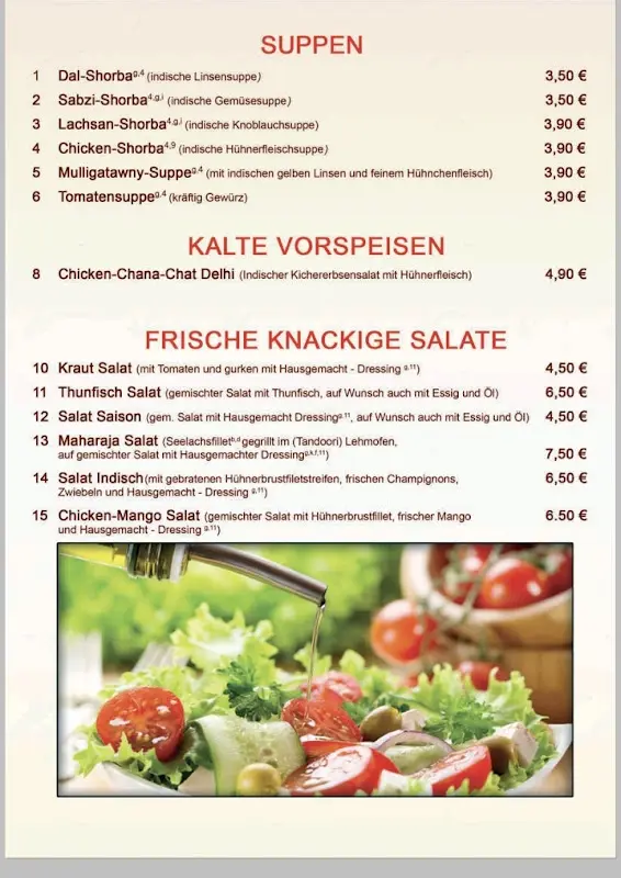 Menu_Maharaja Indisches Restaurant_Cham_immagine_1