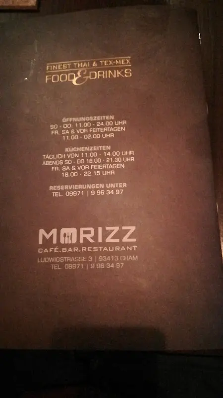Menu_Morizz Café Bar Restaurant_Cham_immagine_1