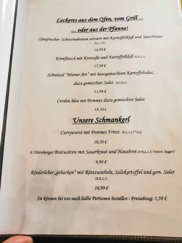 Menu_Seehaus Fichtelgebirge - Monika Steiner & Berthold Hübner_Tröstau_immagine_1