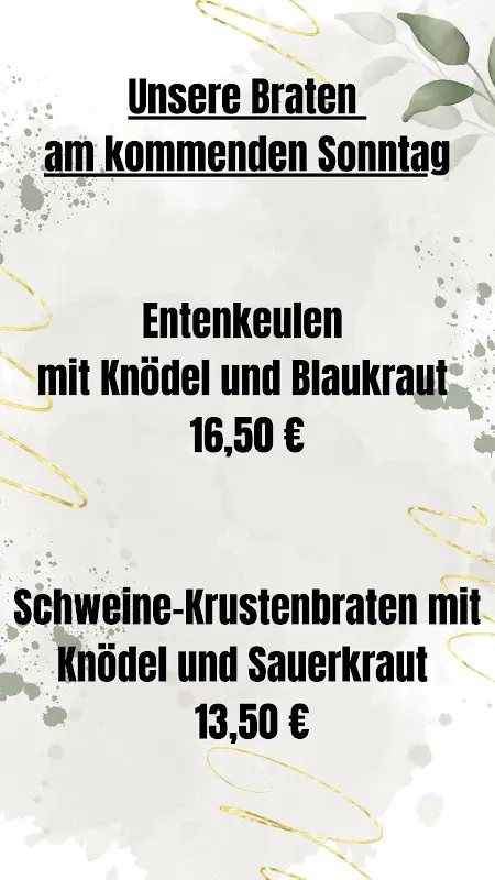 Menu_Altes Wirtshaus Tröstau_Tröstau_immagine_3