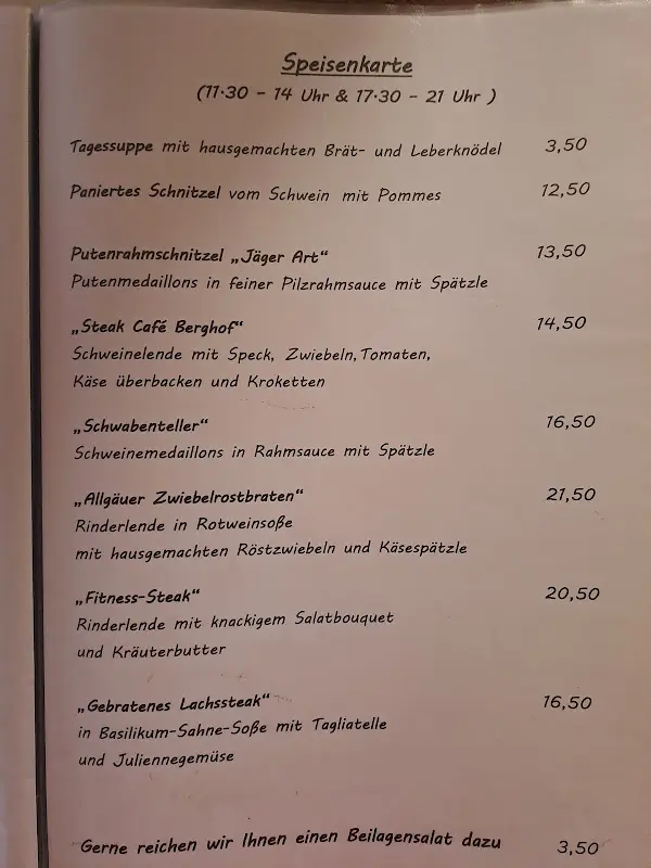 Menu_Restsurant Cafe Berghof_Tussenhausen_image_1