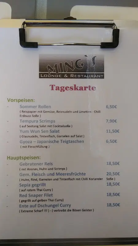 Menü_Ming’s Lounge_Altötting_Bild_3