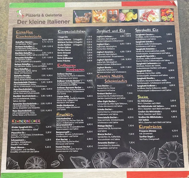 Menu_The little Italian_Türkheim_immagine_1