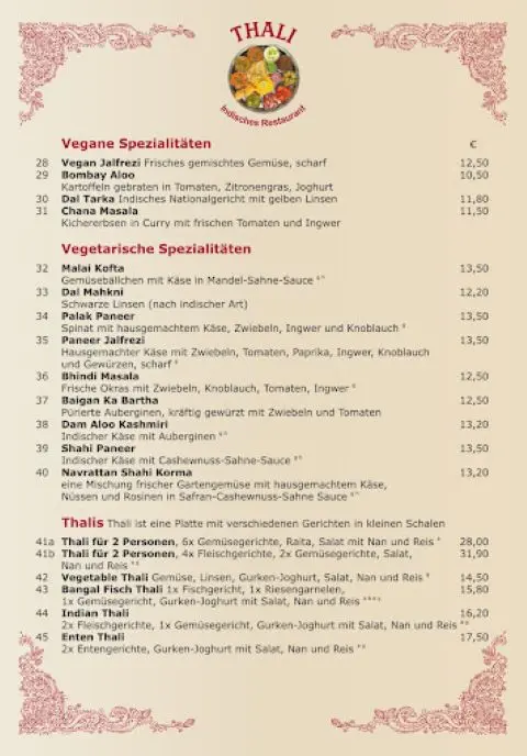 Menu_Indian Valley_Türkheim_immagine_1