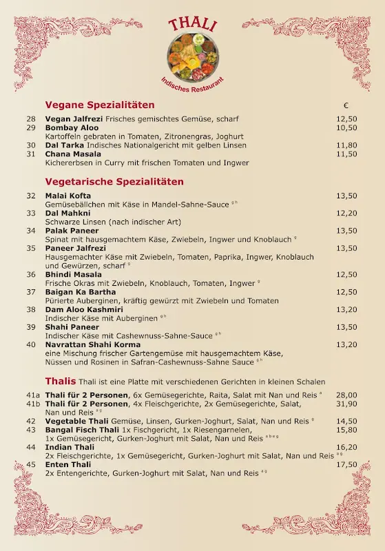 Menu_Indian Valley_Türkheim_immagine_2