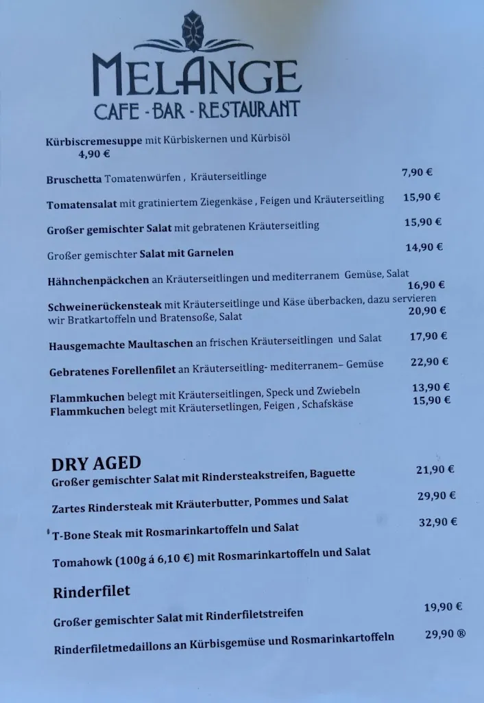 Menu_Melange - Restaurant in Bad Wildbad_Wildbad_image_1