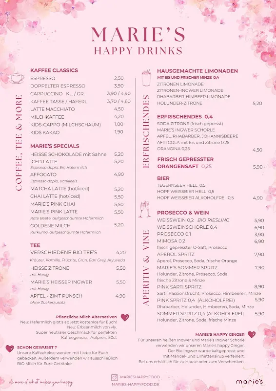Menu_Marie's happy food & drinks - Café & Catering_Tutzing_image_1