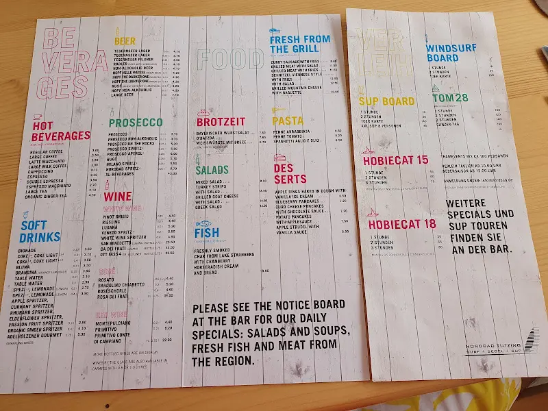 Menu_Nordbad Tutzing - Seerestaurant und Wassersport_Tutzing_image_4