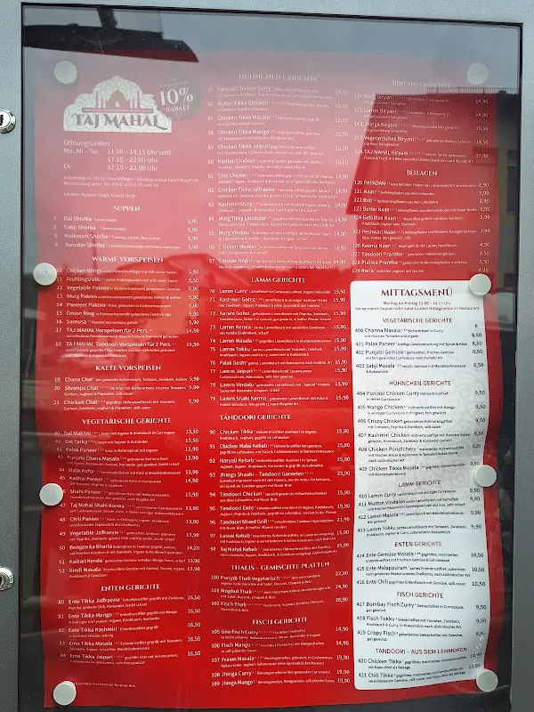 Menu_Taj Mahal Treuchtlingen_Treuchtlingen_image_3