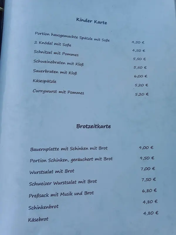 Menu_Landgasthof Zum Hirschen Otto Schmidkunz_Treuchtlingen_image_1