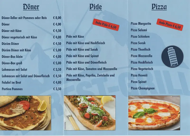 Menu_Restaurant Everest Grill_Treuchtlingen_immagine_1