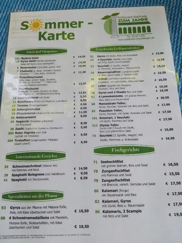 Menu_Restaurant Stadthalle ZUM JANNI_Treuchtlingen_image_4