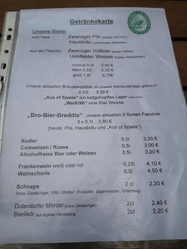 Menu_Brauerei-Gasthof-Zwanzger_Uehlfeld_image_3