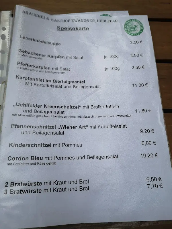 Menu_Brauerei-Gasthof-Zwanzger_Uehlfeld_image_4